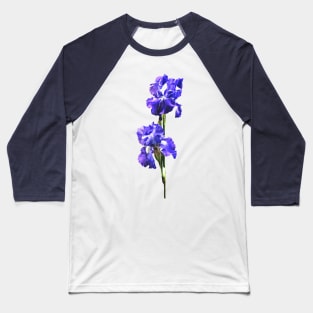 Iris - Purple Iris Pair Baseball T-Shirt